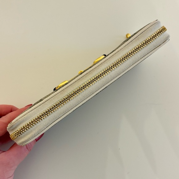 Gucci GG Supreme Monogram Horsebit 1955 Zip Around Wallet - Picture 9 of 9